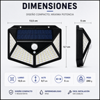 Foco Solar LED con Sensor de Movimiento